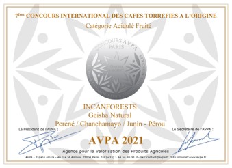 AVPA Paris Silver Medal 2021