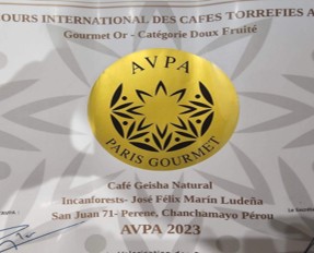 AVPA Paris Gold Medal 2023